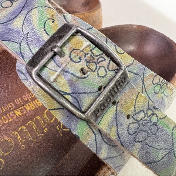 BIRKENSTOCK Papillion Jerry J. Garcia Arizona Leather Sandals Double Strap 37 6 - Picture 3 of 16